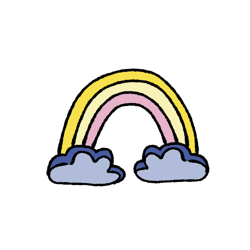 Illustratie regenboog-kleur